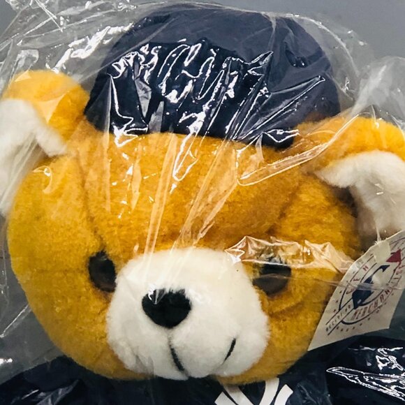 Play by Play Toys genuine merchandise NY stuffed teddy bear baseball READ NEW - Picture 2 of 8
